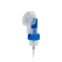 Manual mini soap dispenser silicone foam pump 30/410 transparent blue makeup remover massage silicone brush mousse pump