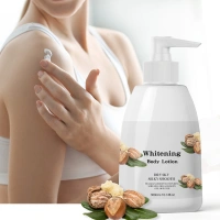Private label 100% natural Plant Moisturizing black skin whitening body lotion