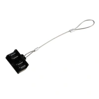 50Amps connector Disconnect connection protection&cap black With stainless steel rope for 50A plug battery connector