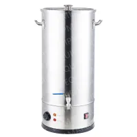 25 40L Stainless Steel Electric Water Boiler Bucket For Catering Commercial Hotel Milk Tea Kettles Coffee Urn