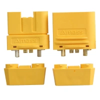 Wholesale Amass XT120-M XT120-F Male Female Connector Plug Wire processing for PCB RC Multicopter Airplane