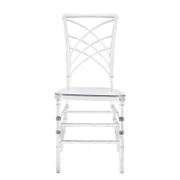 Custom cheap price acrylic transparent chiavari chairs outdoor furniture wedding chairs