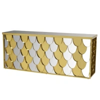 Customized Design Fish scale shape commercial modern bar counter design for sale