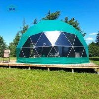 Waterproof uv resistant dome tent 360degree resort hotel luxury dome house tent philippines