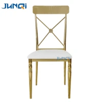Custom gold frame chairs factory hot sale dining room chairs romantic chiavari chairs