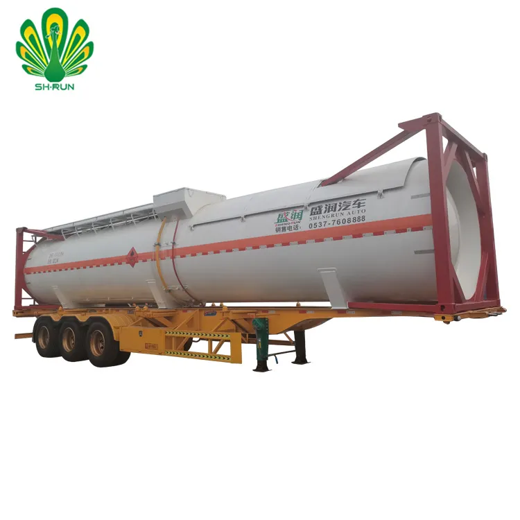 ASME standard iso 20ft 40ft storage tanker lng tank container for sale ...