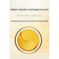 OEM/ODM nano gold night recovery anti-aging eye mask private label skin care
