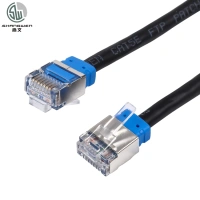 28awg 28awg short body Rj45 Ftp Network Patch cord Cat5e 4P Communication Ethernet Cable