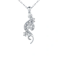 Custom Name Pendant Iced Out Letters N Charm Necklace Personalised 925 Sterling Silver Chain Rock Jewelry