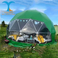 China Hot Sale Custom Large Space Tent Luxury For Glamping shade tent glamping tent outdoor Event camping