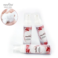 navina 100ml Eyelash Gentle Shampoo Foam Cleanser Comfortable Mousse Grafting Extension Eyelashes Pro perm Eyelash Cleanser