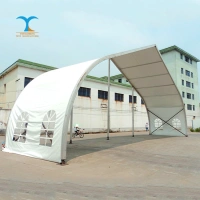 Hot selling double pvc coated polyester outdoor tents Aluminum Roof TFS Curve Tent for Concert