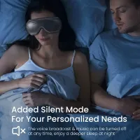 eye massager vibration through guided deep breathing Helps wind down & fall asleep quickly by relaxing your body and mind.