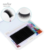 navina false synthetic mink eyelash extensions supplier OEM individual eyelash extensions with private label