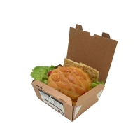 Fabrikversorgung Hamburger Burger Fast -Food -Mittags -Mittags -Verpackungsschachtel