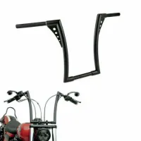 Drag 12" Rise 1 1/4" Ape Hanger Bar Handlebar Accessories For Harley FLST FXST Sportster XL