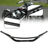 1-1/4" 4" Ape Front Handlebars Black For Harley Sportster XL1200 883 FLSTC FXDWG