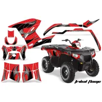 ATV Graphics Kit Decal Sticker Wrap For Polaris Sportsman 500/800 11-15 TF K R