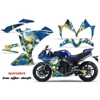 Street Bike Graphics Kit Decal Sticker Wrap For Yamaha YZF R1 2010-13 IM LAD