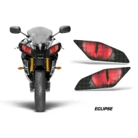 Street Bike Headlight Eye Graphics Sticker Kit Decal Cover For Yamaha R6 06-15 ECLIPSE