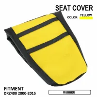 Yellow Gripper Soft Motor Seat Cover MX Dirt Bike For Suzuki DRZ400 2000-2016