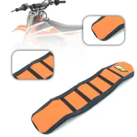 Best Motorcycle Orange Rubber Gripper Soft Seat Cover For KTM SX65 SX 65 2009 - 2014