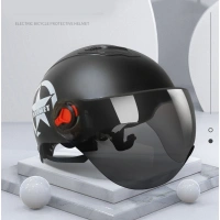 Universal Half Open Face Motorcycle Helmet Anti-UV Eyes Sun Visor Goggle