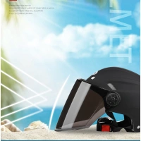 Nuoman 316 Motorcycle Half Face Helmet Electric Scooter Bicycle Helmet With Viso