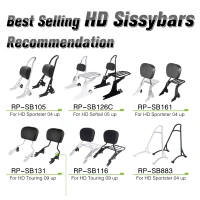Motorcycle Passenger Rear Seat Motorcycle Sissy Bar Passenger Drive Backrest