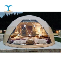 snow camping tent factory wholesale dome tent luxury glamping tent hotel of outdoor camping resort small cooler Other Camping