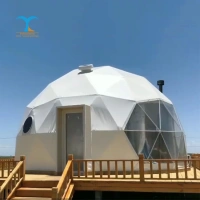 Outdoor Custom 6m hotel camping dome house bubble dome tents factory price for sale
