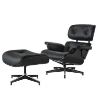 Mid Century Lounge Chair Chaise Modern Armchair Classic Design Chaise Lounge Chaise Chair Indoor with Ottomanfor Living Room Bedroom Study Office