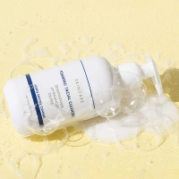 lavagem de rosto homem anti-acne branqueador de pele apertando o gel de gel de seda face