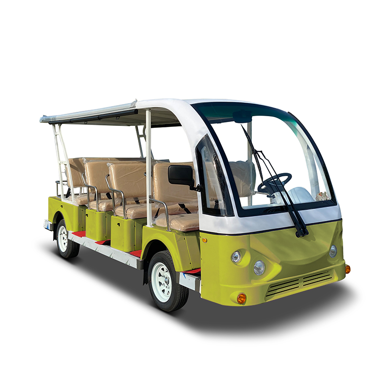 Custom 14 Passenger Shuttle Bus Electric Sightseeing Bus strong ...