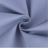 Factory wholesale twill colorful solids dyed breathable organic cotton fabric for garments