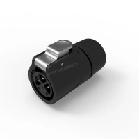 Card Buckle Type Outdoor UL94-V0 Retardant Waterproof Powercon Male Connector 6 Pin
