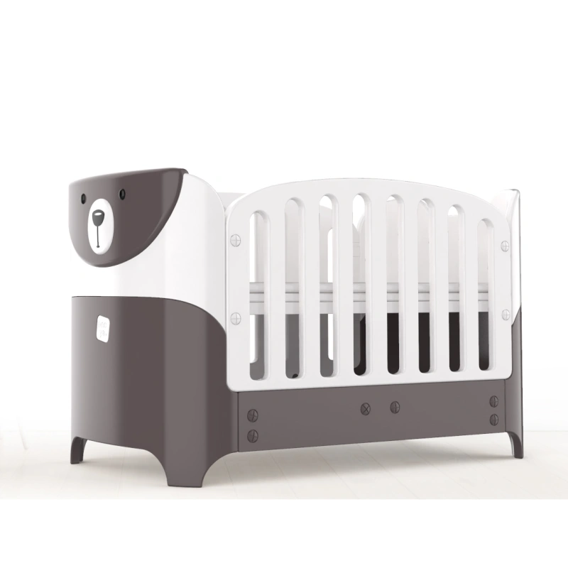 ABST New design HDPE cartoon bear BPA free 2 in 1 baby cot kid crib bed -  
