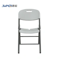 High quality factory direct white plastic folding chair party folding portable chair