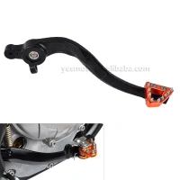 Aluminum orange CNC Motorcycle Rear Foot Brake Lever Pedal For SX125 250 SXF250 SXF350 SXF450