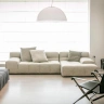 Scandinavian industrial style sofa light luxury wind color blocking sofa