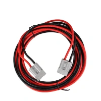 Wire harness 50A 120A 175A 350A connector extension cable custom charging plug cable 2AWG 4AWG 6AWG 8AWG 10AWG 30CM to 10M