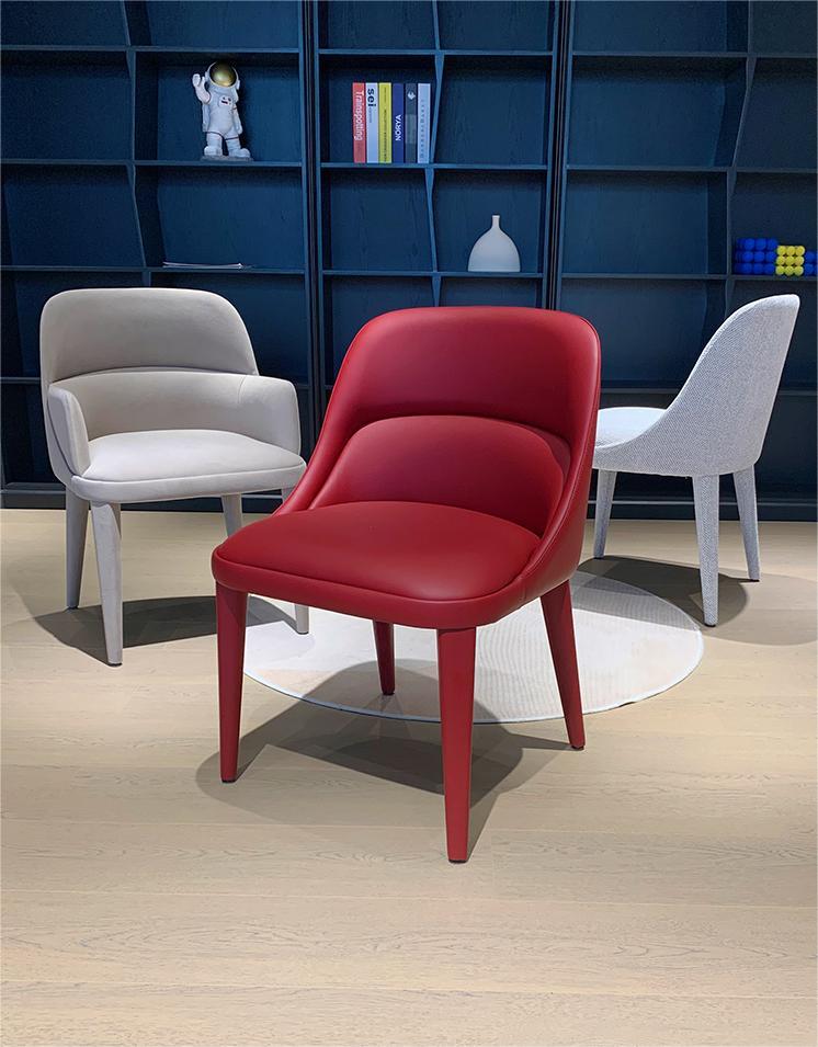 Light luxury dining chairs Scandinavian modern Italian dining chairs