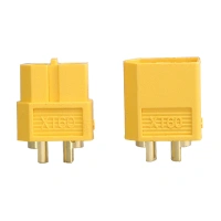 Amass XT60 Bullet Connector Male Female XT60-M XT60-F Aircraft Model Car Battery Plug Anti Spark Gold Plated