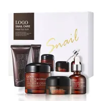 OEM Private Label Repair Eye Cream Ampoule Acne moisturizing Korean Skincare Set