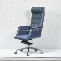 Manufacture Manager Indoor Modern High Back Pu Ergonomic Swivel Office Chair Oem Executive Luxury Leather classical Office Chair