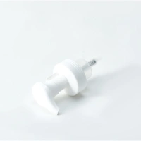High quality 0.8cc spray volume double screw cap foam pump 42mm 43mm screw custom color straw length