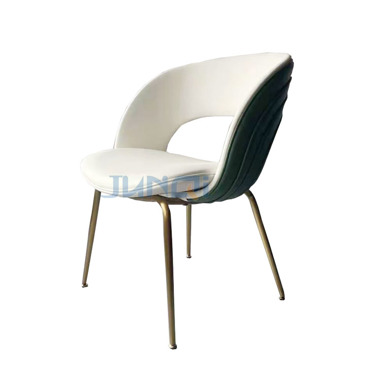 Новый дизайн натуральный металлический обеденный стул в середине века