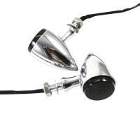 High Quality Motorcycle 8mm LED Turn Signal Bullet Blinker Indicator Lights For Harley Honda