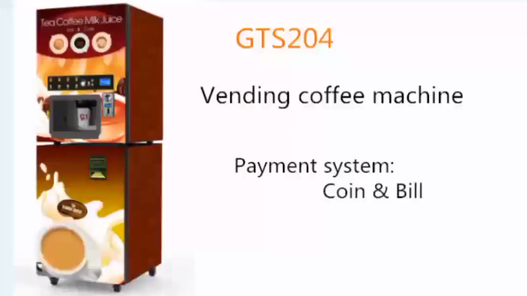 Note Operated Automatic Coffee Tea 