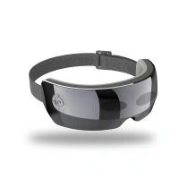 Europe style eye care device with visible window eye massager with 42° thermal compress vibration Bluetooth music help relax recover vitality.